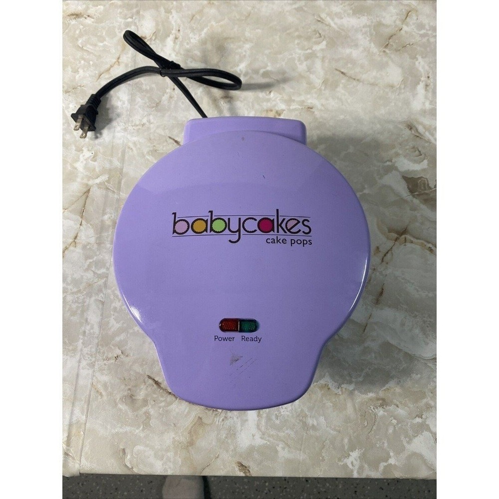 Babycakes Cake Pops Donut Hole Maker CP-12 Kids Nonstick Cooking Purple Baking
